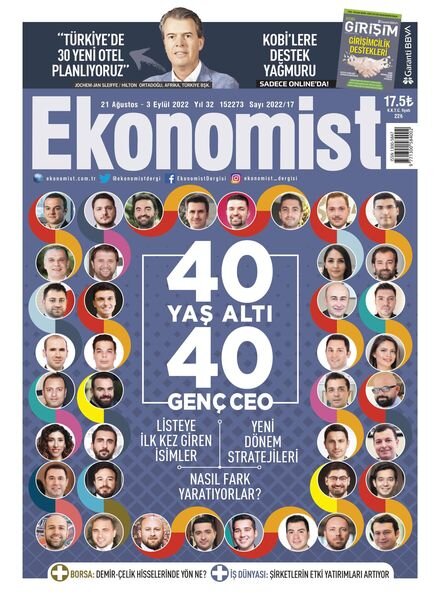 Ekonomist – 20 Agustos 2022 Cover