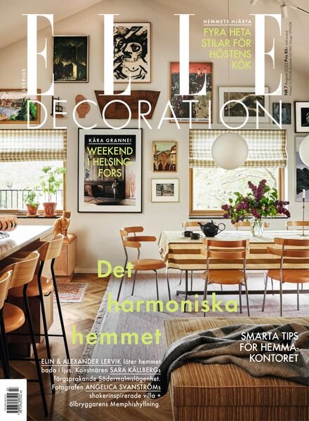 Elle Decoration Sweden – augusti 2022 Cover