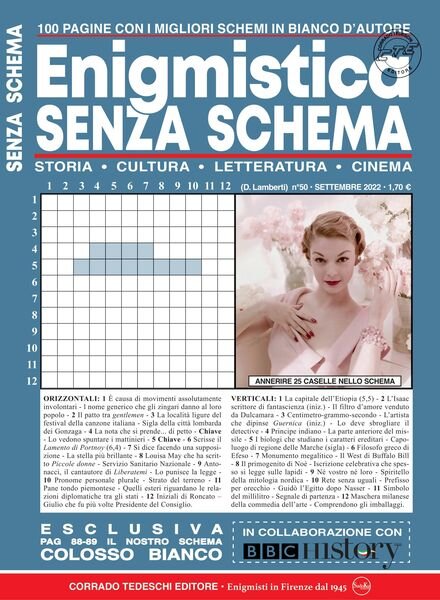 Enigmistica Senza Schema – settembre 2022 Cover