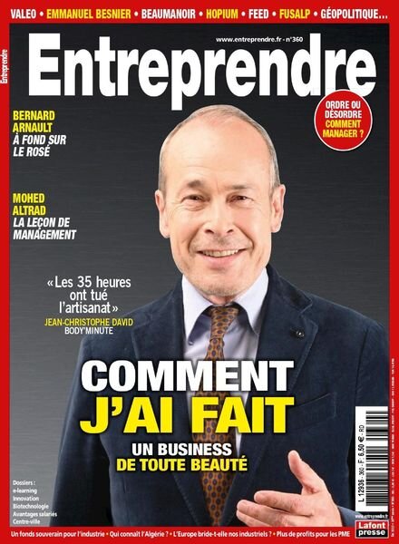 Entreprendre – juillet 2022 Cover