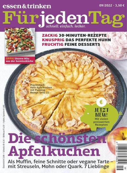 Essen & Trinken Fur jeden Tag – September 2022 Cover
