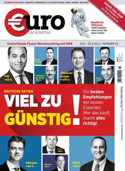 Euro am Sonntag – 19 August 2022 Cover