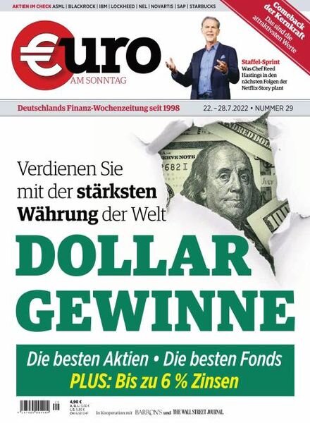 Euro am Sonntag – 22 Juli 2022 Cover
