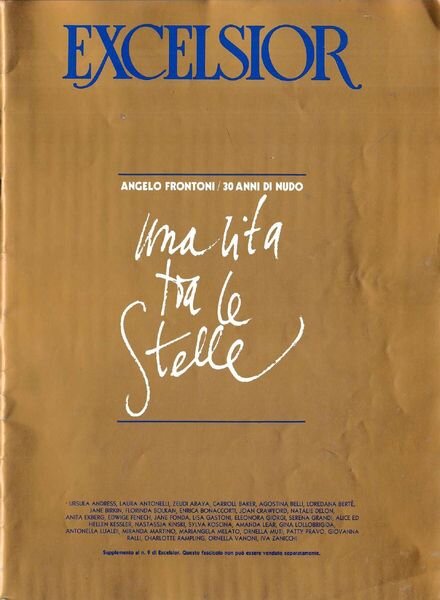 Excelsior Supplemento – n. 9 10-1986 Cover