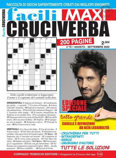 Facili Cruciverba – settembre 2022 Cover