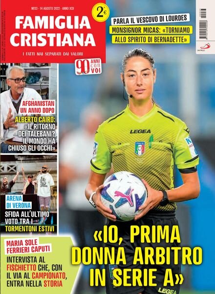 Famiglia Cristiana – 14 Agosto 2022 Cover