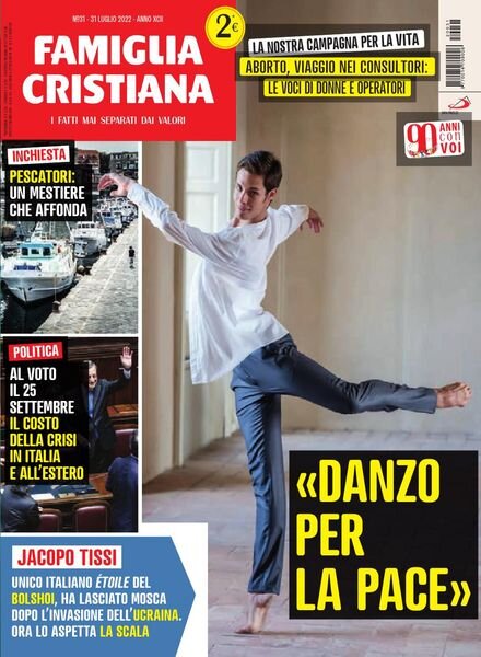 Famiglia Cristiana – 31 Luglio 2022 Cover