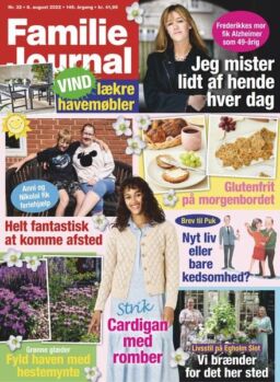 Familie Journal – 08 august 2022