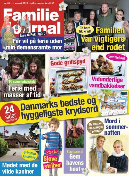 Familie Journal – august 2022 Cover