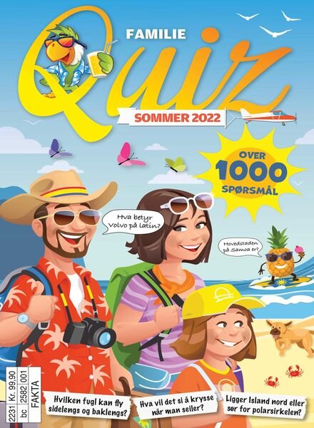 Familiequiz Norge – august 2022 Cover