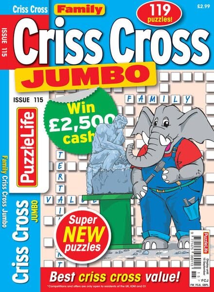 Family Criss Cross Jumbo – August 2022 Cover