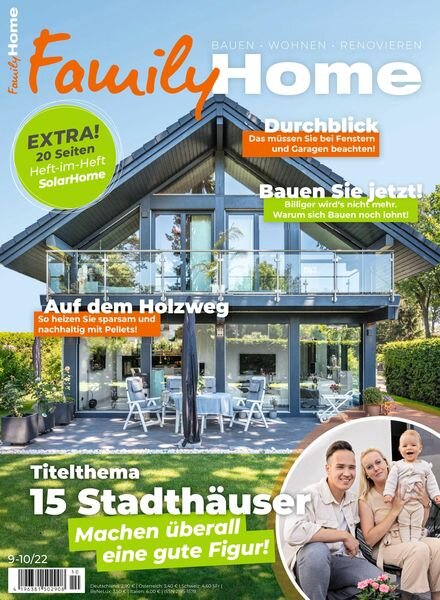 Family Home – September 2022 Cover