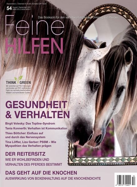 Feine Hilfen – August-September 2022 Cover