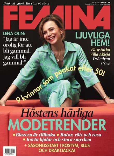 Femina – augusti 2022 Cover