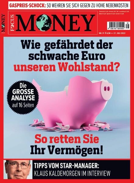 FOCUS-MONEY – 26 Juli 2022 Cover