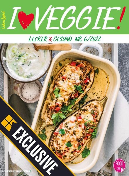 FOODkiss I Love Veggy – August 2022 Cover