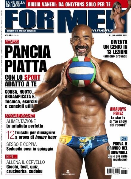 For Men Magazine – Agosto 2022 Cover