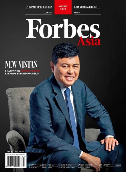 Forbes Asia – August 2022 Cover