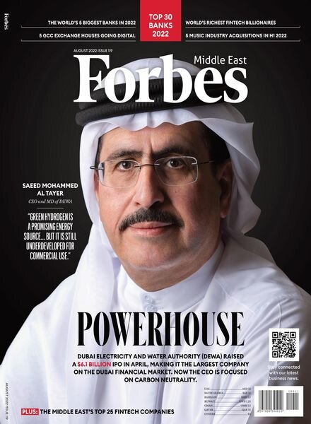Forbes Middle East English – August 2022 Cover