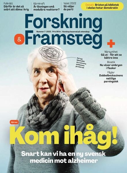 Forskning & Framsteg – 18 augusti 2022 Cover