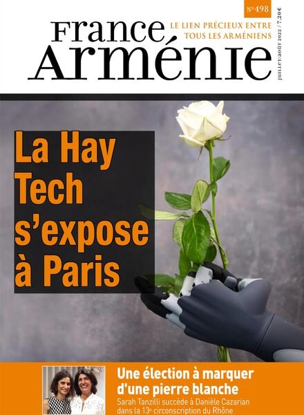 France Armenie – Juillet-Aout 2022 Cover