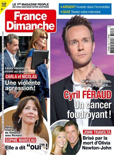 France Dimanche – 12 aout 2022 Cover