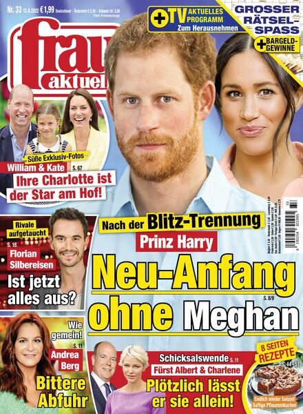 frau aktuell – 13 August 2022 Cover