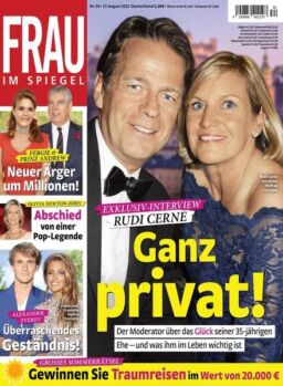 Frau im Spiegel – 17 August 2022