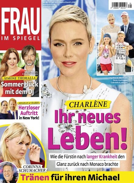 Frau im Spiegel – 28 Juli 2022 Cover