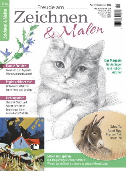 Freude am Zeichnen & Malen – August-September 2022 Cover