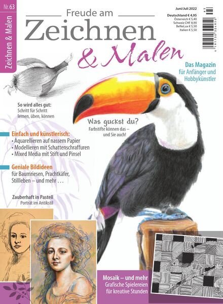 Freude am Zeichnen & Malen – Juni-Juli 2022 Cover