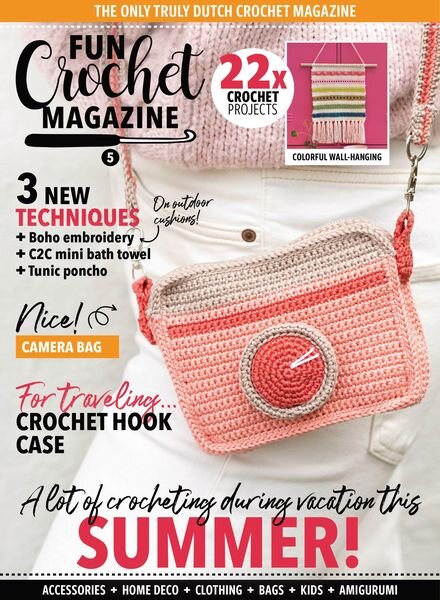 Fun Crochet Magazine – August 2022 Cover