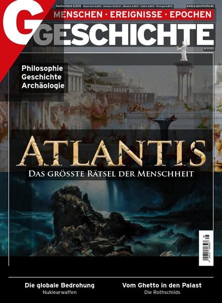 G Geschichte Germany – August 2022 Cover