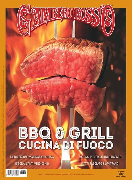 Gambero Rosso Italia – Agosto 2022 Cover