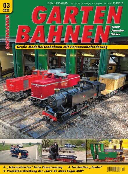Gartenbahnen – August 2022 Cover