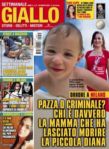 Giallo – 10 Agosto 2022 Cover