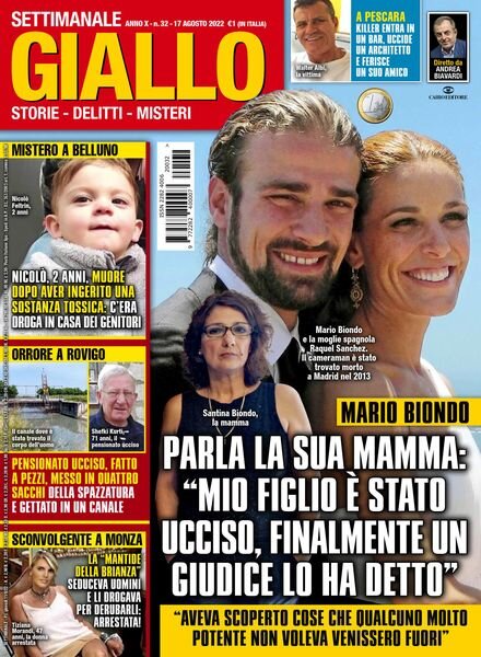 Giallo – 17 Agosto 2022 Cover