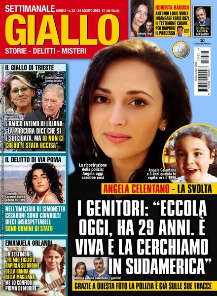 Giallo – 24 Agosto 2022 Cover