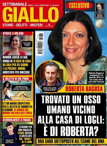 Giallo – 3 Agosto 2022 Cover