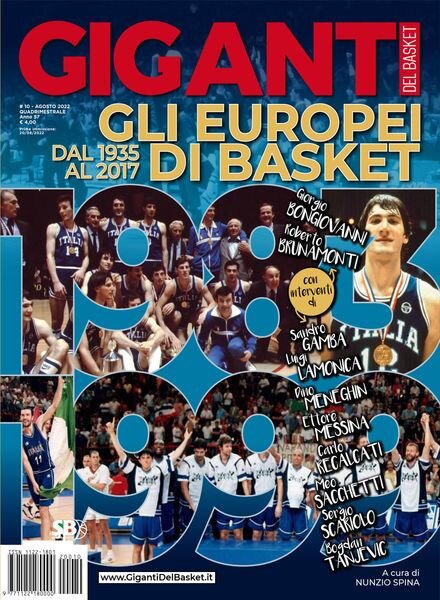 Giganti del Basket – Agosto 2022 Cover