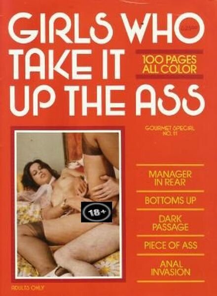 Girls Who Take It Up The Ass – Nr 1 Cover