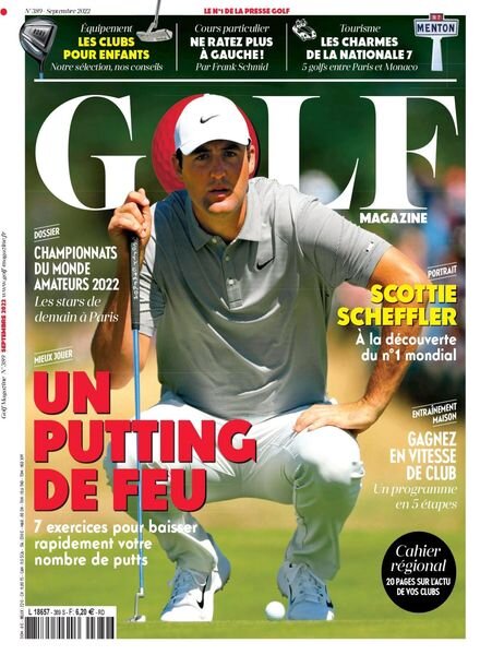 Golf Magazine France – aout 2022 Cover