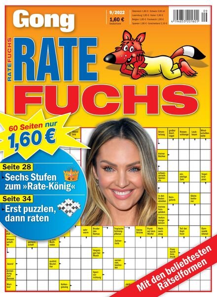 Gong Ratefuchs – September 2022 Cover