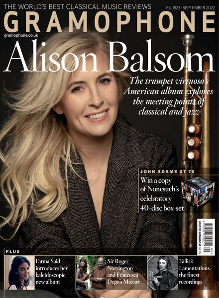 Gramophone – September 2022 Cover