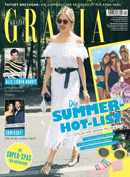Grazia Germany – 28 Juli 2022 Cover