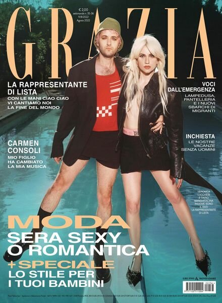 Grazia Italia – 11 agosto 2022 Cover