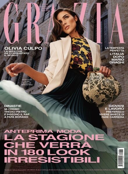 Grazia Italia – 28 luglio 2022 Cover