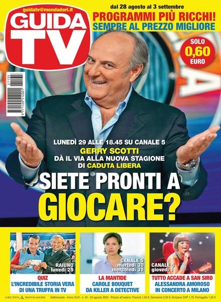 GuidaTV – 23 agosto 2022 Cover