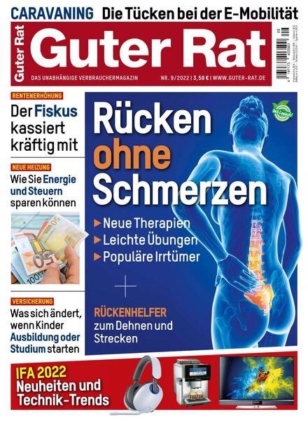 Guter Rat – September 2022 Cover