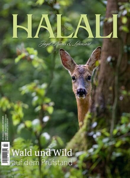 HALALI – Jagd Natur und Lebensart – Juli 2022 Cover